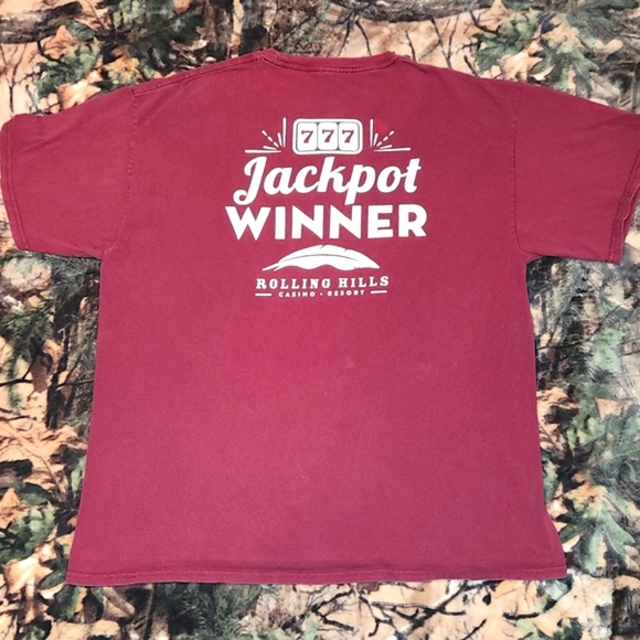 Rolling Hills Casino & Resort Other - Vintage Rolling Hills Casino JackPot Winner T-Shirt 🎰